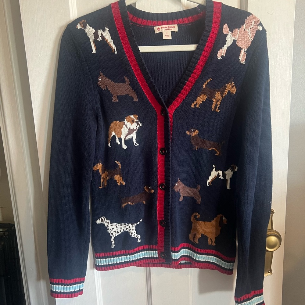 Women's Dog Cardigan Sweater